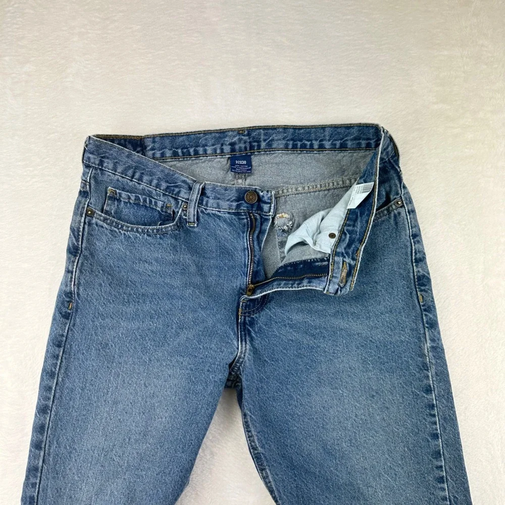 Full Blue Jeans Mens 32x30 Blue Straight Leg Regular Fit Denim 100% Cotton‎